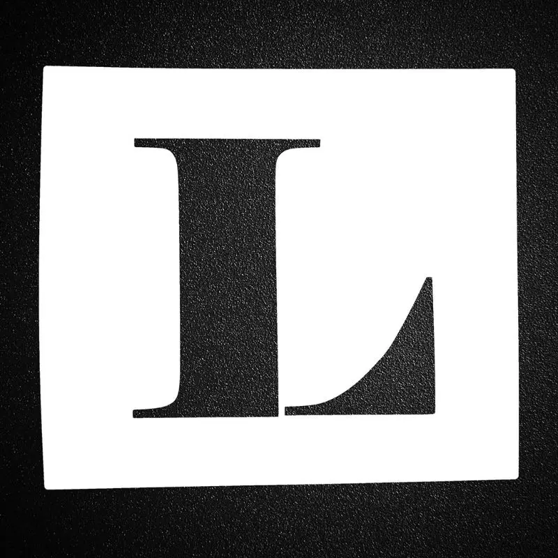 

8pcs/set Uppercase Letter Stencils Templates Signs DIY Painting for Restaurant