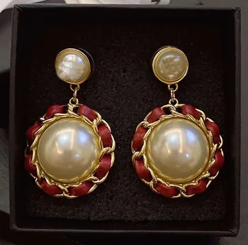 

Brand Jewelry Pearl Earrings 2020 Fine Pearl jewelry stud Earrings For Women wholesale