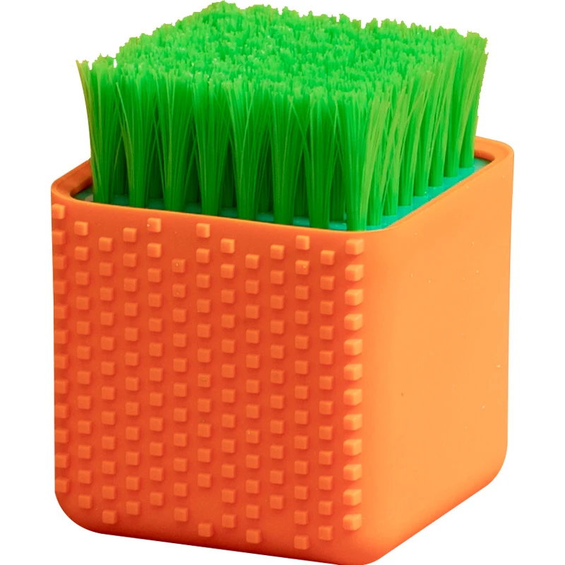 Cepillo de limpieza de silicona para cocina y baño, 1 Uds.