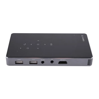 

P8 Projector 1080P HD DLP Mini Smart Mini Projector Portable Home Projector(EU Plug,HDMI Out,1+8G)