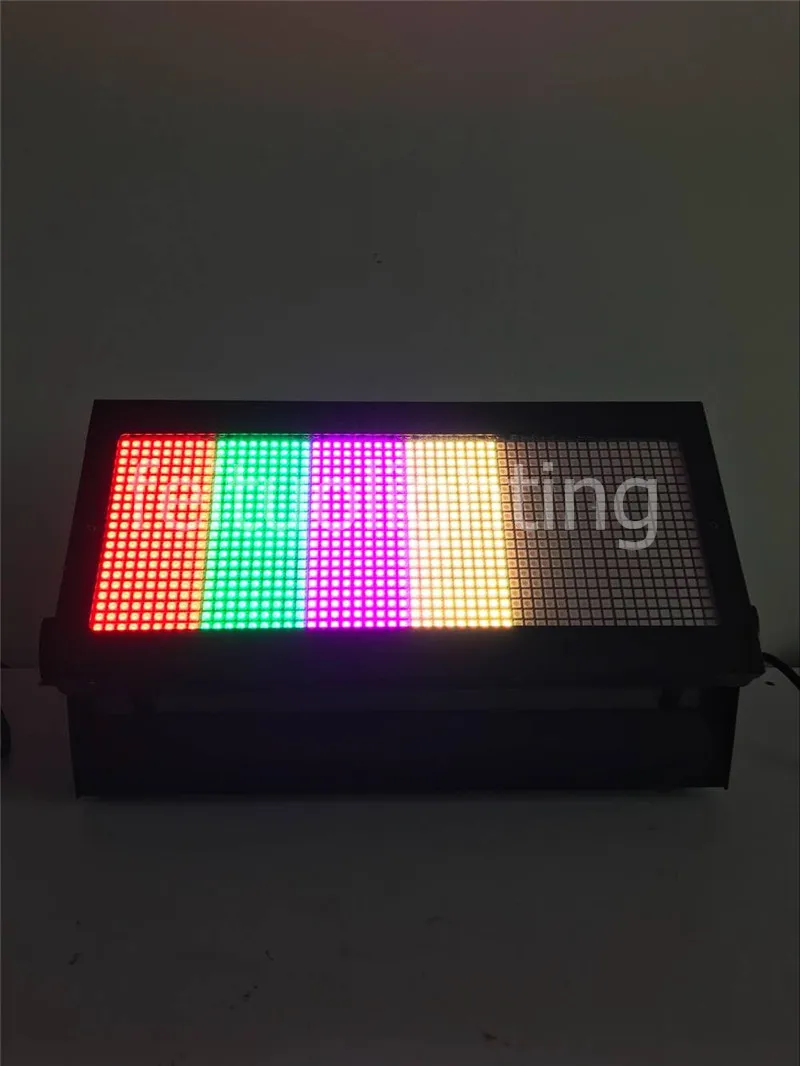 E-4pack стробоскопический светильник 1080*0,2 Вт RGB 3 в 1 трехцветный светодиодный светильник с эффектом сцены и чехол
