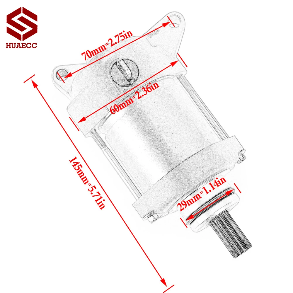 Motorcycle Engine Electric Starter Motor for Yamaha WR450F WR 450 F 2003-2006 5TJ-81890-00