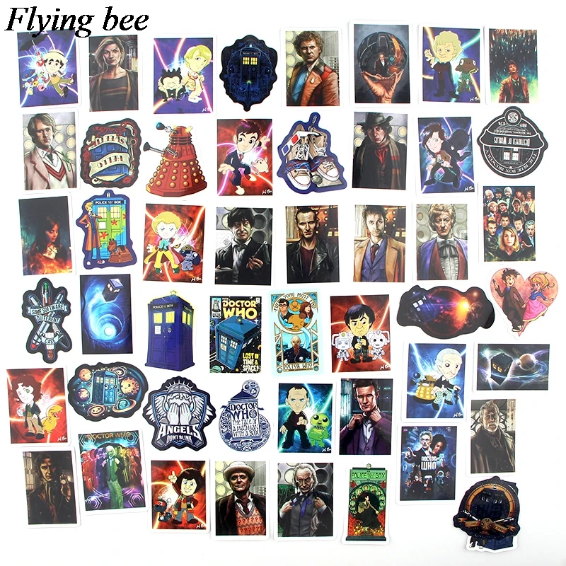 20 компл./лот(58 шт./компл.) Flyingbee Doctor Who Автомобильная наклейка модная ПВХ Скрапбукинг наклейка s для DIY багажа ноутбука Наклейка X0531