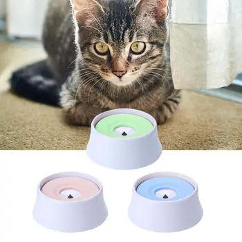 

Practical Not Wet Mouth Dog Cat Drinking Bowl Fine Workmanship Long Service Life Separated Buoyancy Basin Prevent Splashing