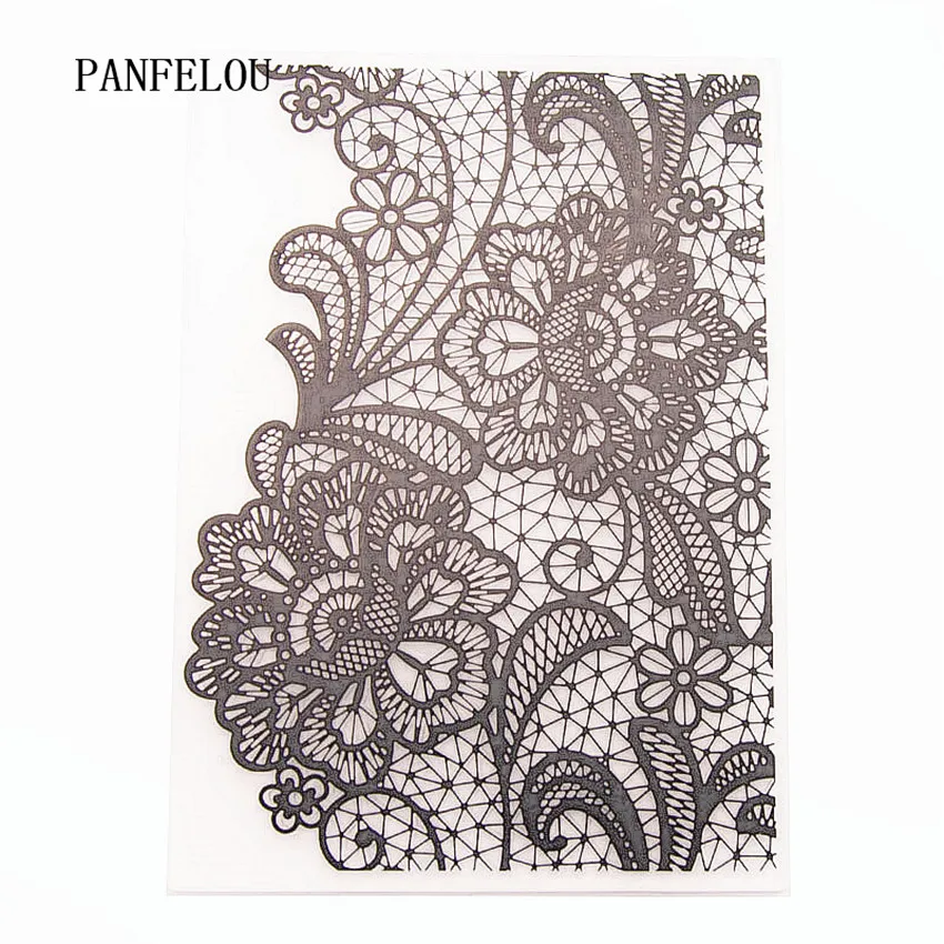 PANFELOU 10 5x14 8 волшебный цветок папки для тиснения Пластик Скрапбукинг DIY шаблон Fondant