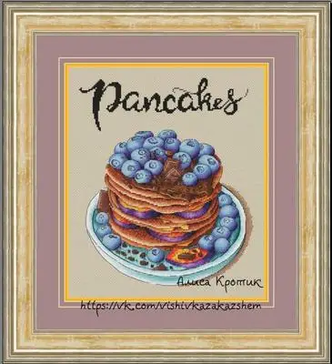 

tt Mouse avatar Counted Cross Stitch Kit Cross stitch RS cotton with cross stitch Magazine blueberry pancakes