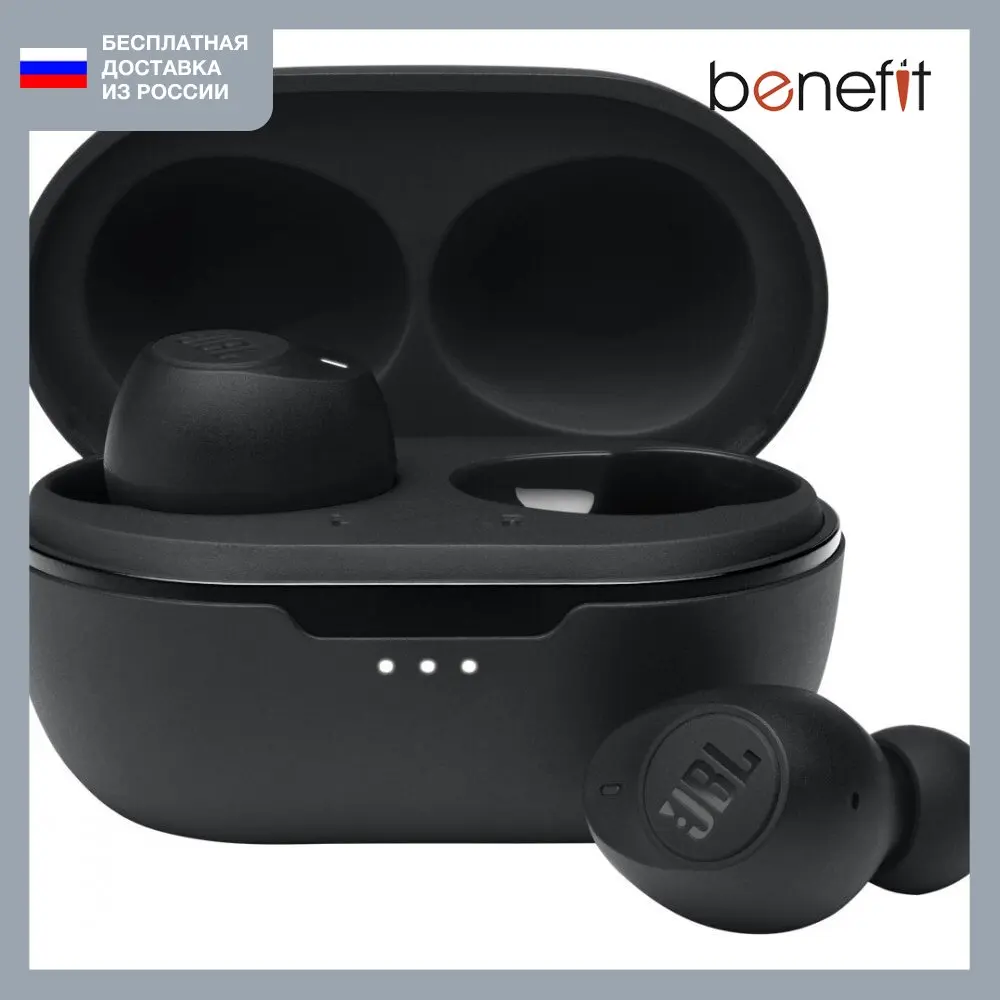 Audífonos JBL Inalámbricos Bluetooth In Ear TWS T115 Negro