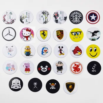 

10pcs NFC Sticker UID IC Changeable Smart Keyfobs Tags RFID 13.56MHz Block 0 Sector Writable anti-jamming mobile phone sticker