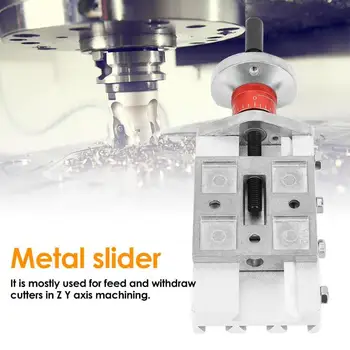 

118mm Metal Cross Slide Block Z008M for Lathe Y/Z Metal Cross Slider Excellent Durable Zinc and Aluminium Alloy Tool