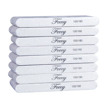 

10pcs Nail Files Buffer Set Double Sided 100/180 Grit Nail File Trimmer Lime Block Buffer Sandpaper Manicure Pedicure Kit Tools