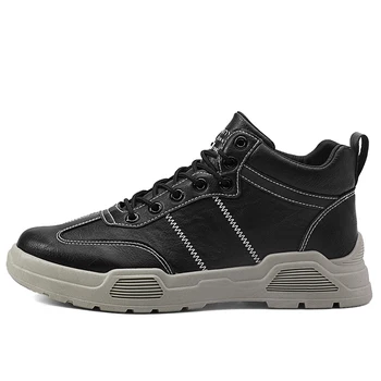 

Men's shoes fall and winter British style men's Martin boots men's high-top shoes in the tube scooter boots