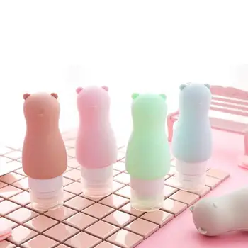 

Portable Silicone Refillable Bottle Cute Animal Bottle Empty Travel Packing Press For Lotion Shampoo Cosmetic Squeeze Containers