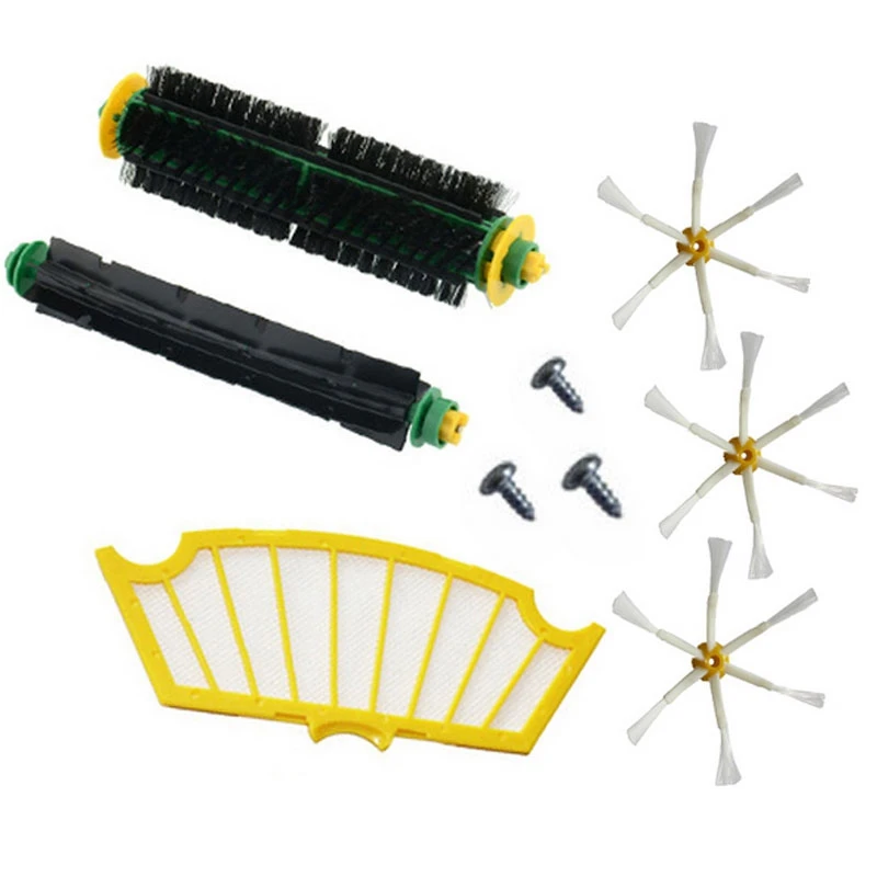 9PCS Accessory Brush for Irobot Roomba 500 Series 510 530 532 535 540 555 560 562 570 572 580 581 590 Vacuum Cleaner Parts | Бытовая