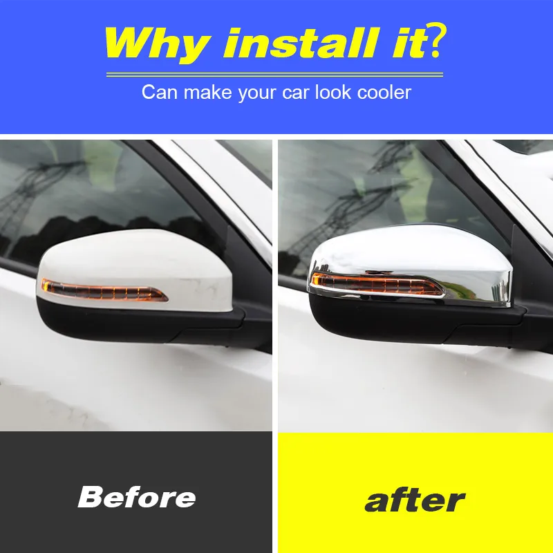 Chery Tiggo 7 Pro ABS Wing Mirror Covers (Pair) view 2