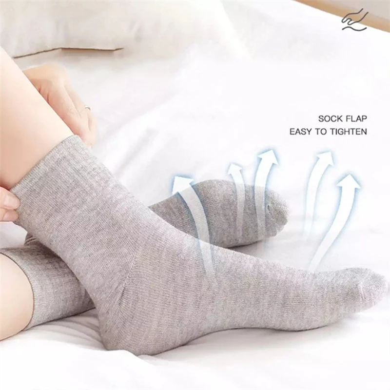 fuzzy socks for women 10Pcs/5Pair Unisex Socks Women Men Black White Gray Ankle Socks Female Male Solid Color Socks High Quality Cotton Short Socks knee high socks