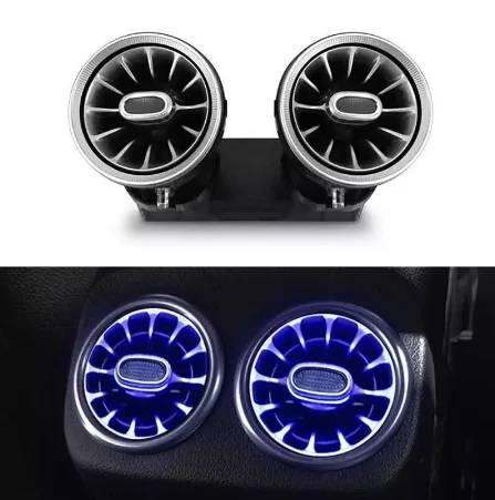 

For Rear air conditioning vent LED turbine ambient light For Mercedes Benz C /E/ GLC class w205 w213 x253 LED atmosphere light