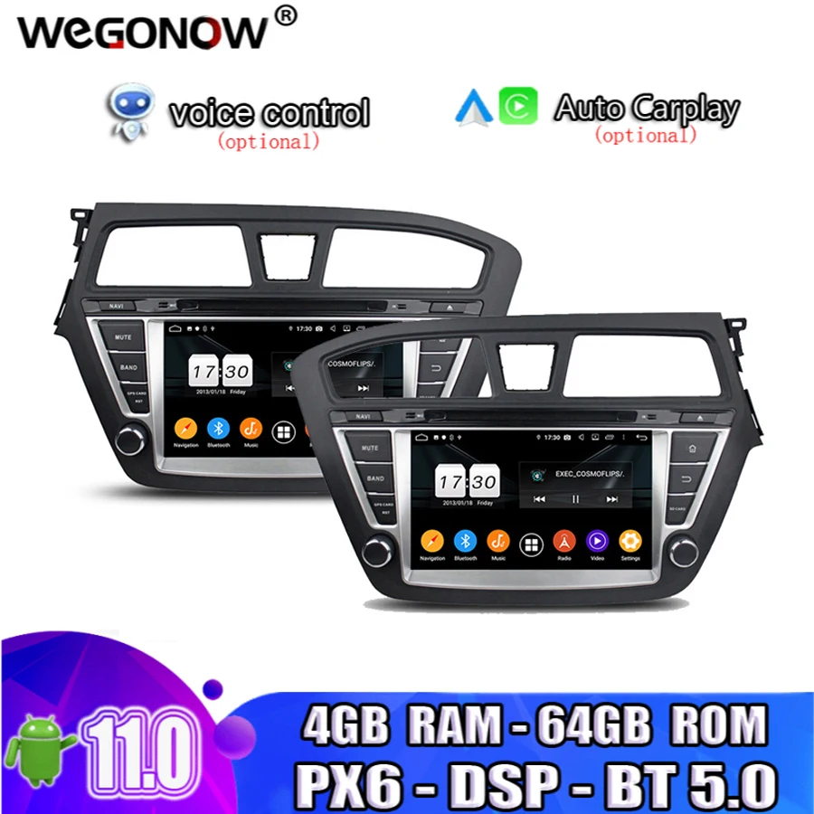 2DIN TDA7851 Android 11 Восьмиядерный 4G GRA 64G ROM автомобильный DVD-плеер GPS карта RDS радио Wi-Fi