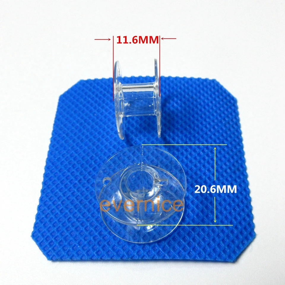 10 Plastic Bobbins For Bernette 10/12/15/20/25 Sewing Machine