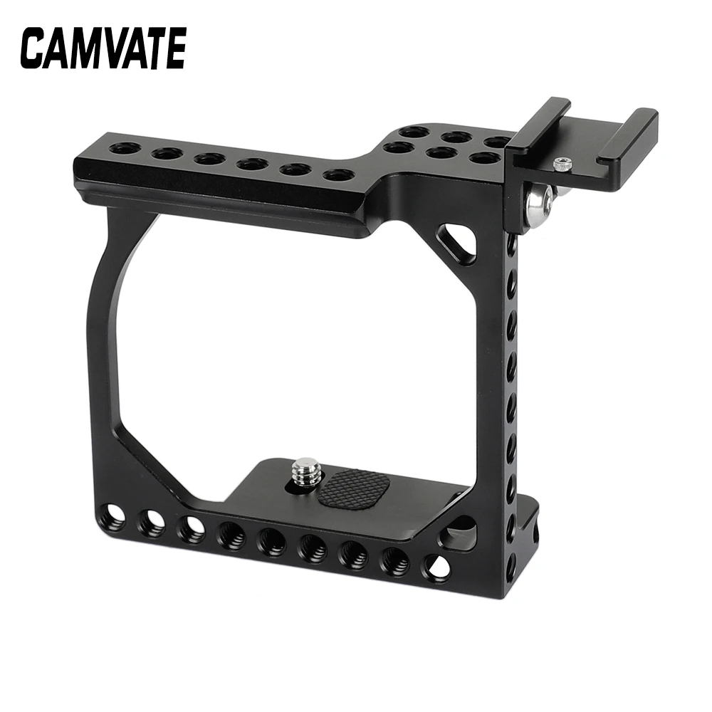 Câmera de Trilho Camvaste com Adaptador Removível Trilho de Segurança Nato para Sony A6000 A6300 A6400 A6500 A6600 Canon Eos m - Image 5