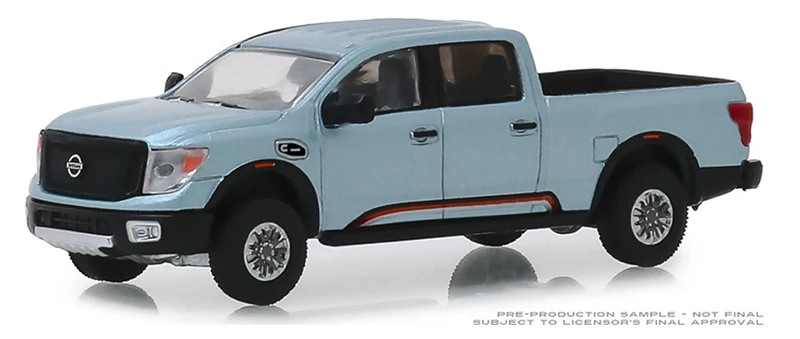 Зеленый свет 1: 64 Nissan Titan XD Pro-4X воин грузовик Игрушечная машина из сплава игрушки для детей литой модельный автомобиль подарок на день рождения