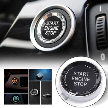 

For BMW X5 X6 E90 E91 E92 E93 E Series Engine start trim Cover 1pc Crystal Stop