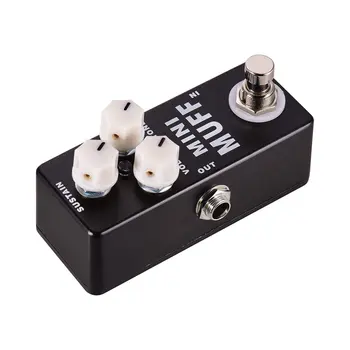 

MOSKY Muff Riot Distortion Single Guitar Effect Pedal True Bypass Full Alloy Shell Mini Guitar Parts & Accessories