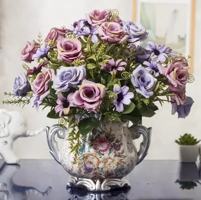 Blumenvasen Wazony Ozdobne, золотые керамические украшения, современные аксессуары для украшения дома, Современная ваза для цветов