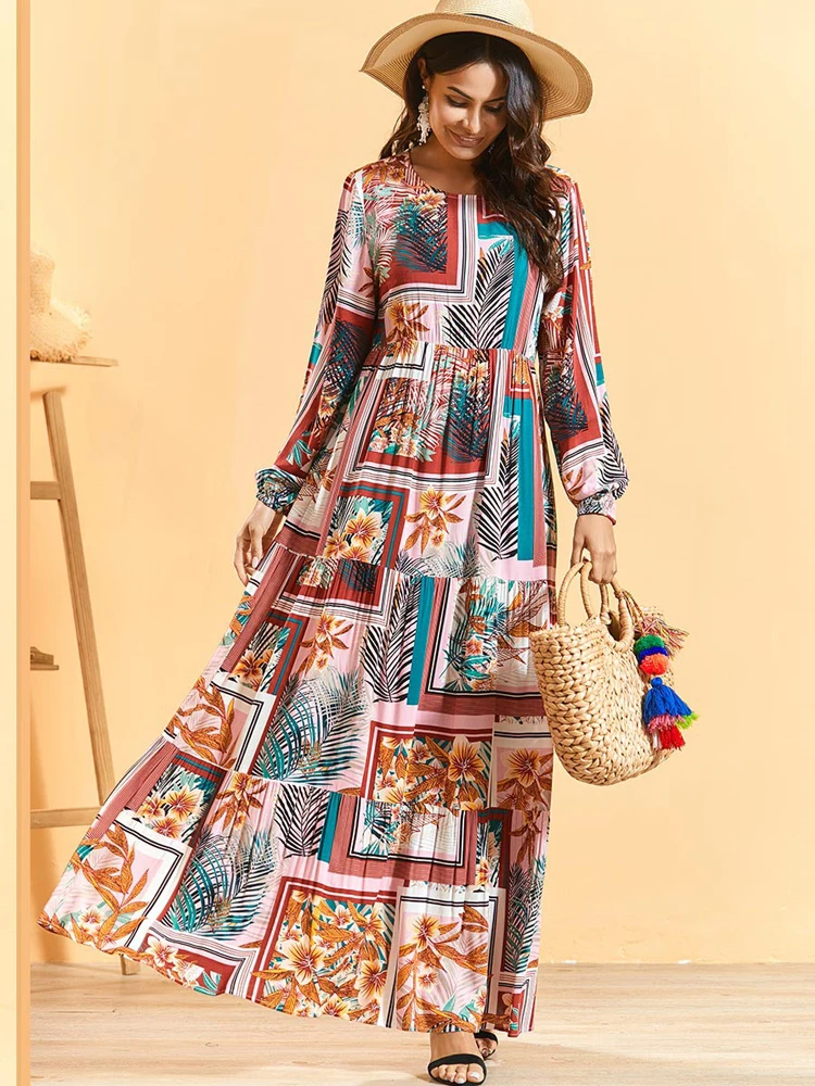 

Plus Size Eid Mubarak Abaya Kaftan Dubai Hijab Maxi Dresses Abayas For Muslim Woman Dress Turkey Islamic Clothing Femme Robe