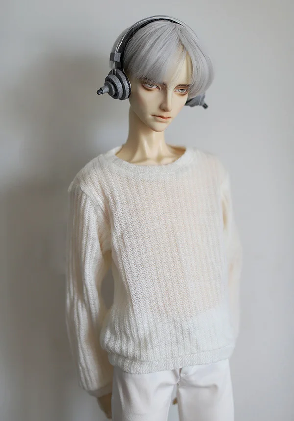 1/3 1/4 doll top white camel gray comfortable translucent crater bottoming sweater for 1/3 1/4 BJD doll accessories doll clothes