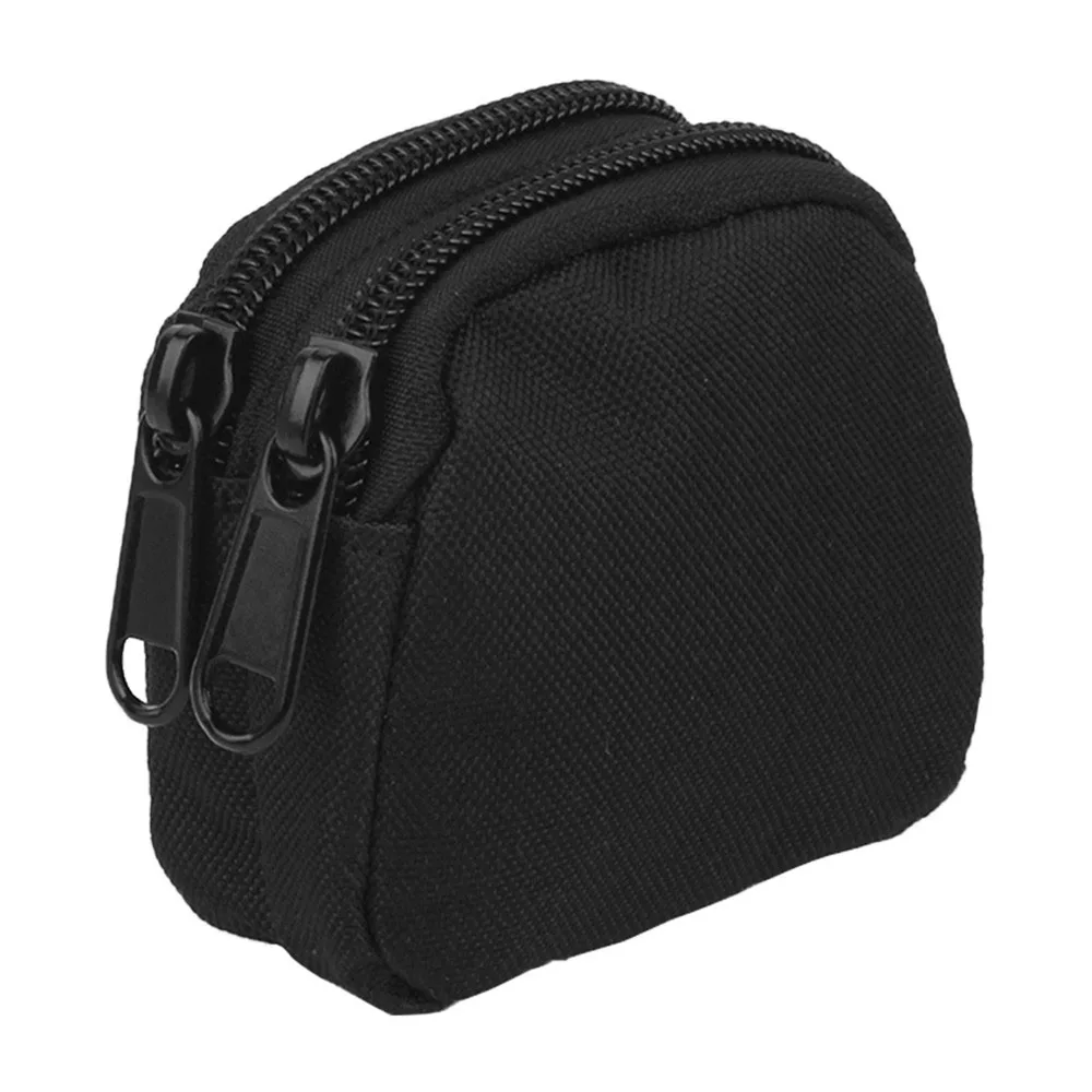 800D Тактический кошелек сумка военная монета сумка портативный поясной ремень сумка открытый жилет пакет аксессуар гаджет снаряжение сумка для охоты - Цвет: Black