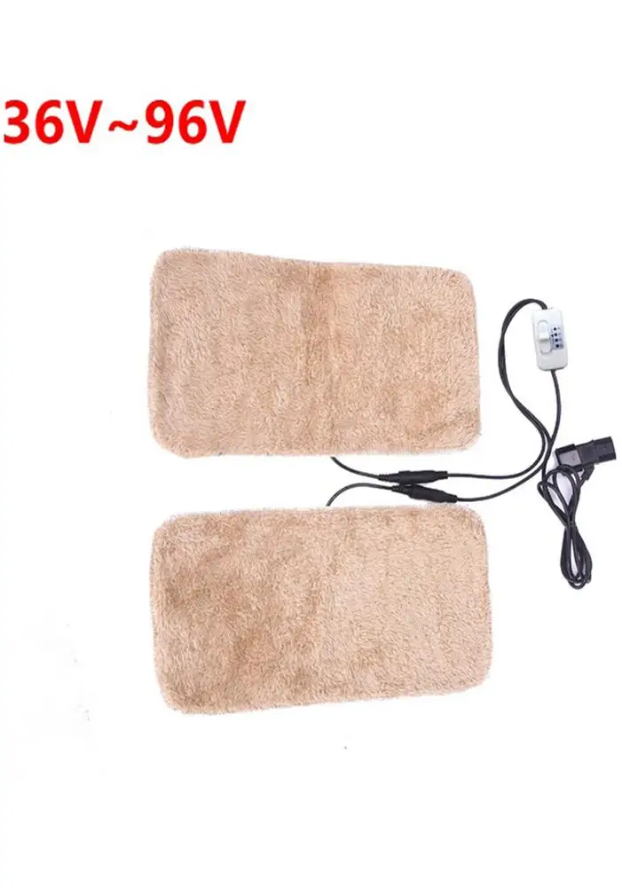 12V мотоциклетные Ручки Бар муфта съемный Электрический нагрев теплые перчатки для зимних скутеров