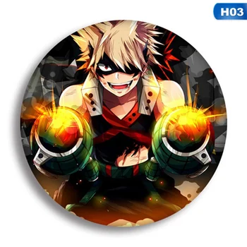 

1pcs Anime My Hero Academia Cosplay Badge Cartoon No Hero Academia Brooch Pins Collection Bags Badges For Backpacks