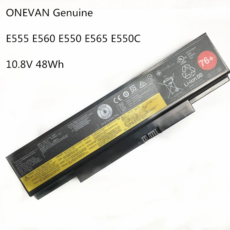 ONEVAN настоящая аккумуляторная батарея для ноутбука lenovo ThinkPad E555 E550 E550C E560 E565C 45N1759