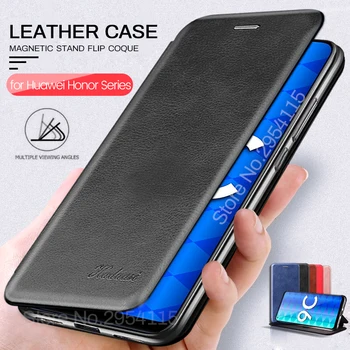 

Honor 9 C S A X Case Leather Flip Wallet Case for Huawei Honor 9C 9S 9A 9X Premium Covers Magnetic Stand Book Coque C9 S9 A9 X9