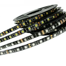 

LED Strip 5050 Black PCB DC12V Flexible LED Light 60 LED/m 5m/lot RGB 5050 LED Strip.5m/lot
