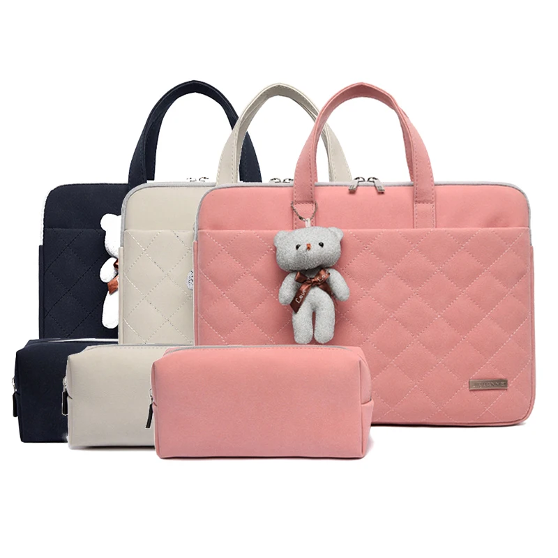 Laptop Bag 13 14 15.6 inch Computer Case Waterproof Lightweight Wear-resistant Carrying Notebook Pouch Women Men Briefcase |