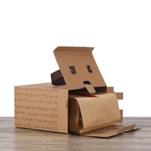 Звезда упаковывая коричневый крафт-бумажный пакет с витая рукоятка