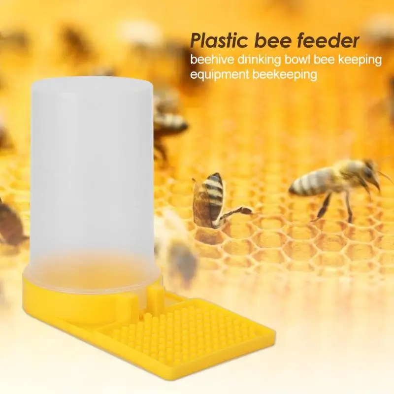 Bees Beekeeping Feeder Plastic Beekeeper Waterer Bowl Detachable Dinker Supplies Light Weight Environmental Protection