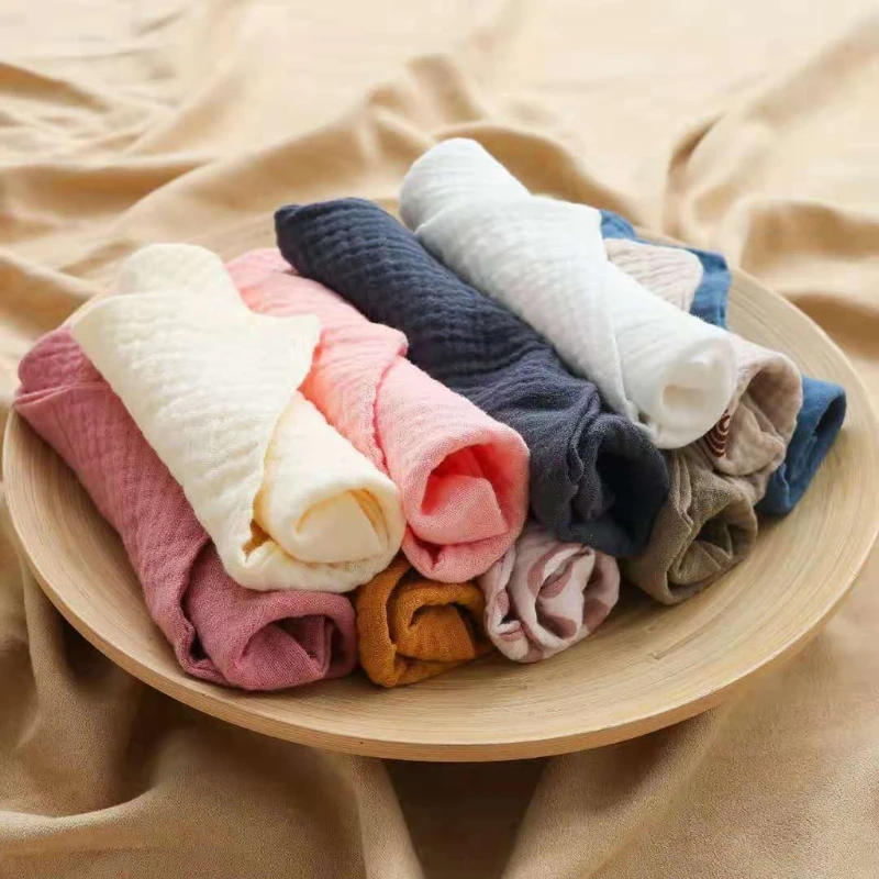 5 Pcs 코 튼 스퀘어 타월 손 얼굴 수건 손수건 무명 천을 먹이 턱 받이 천을 타액 타월 선물