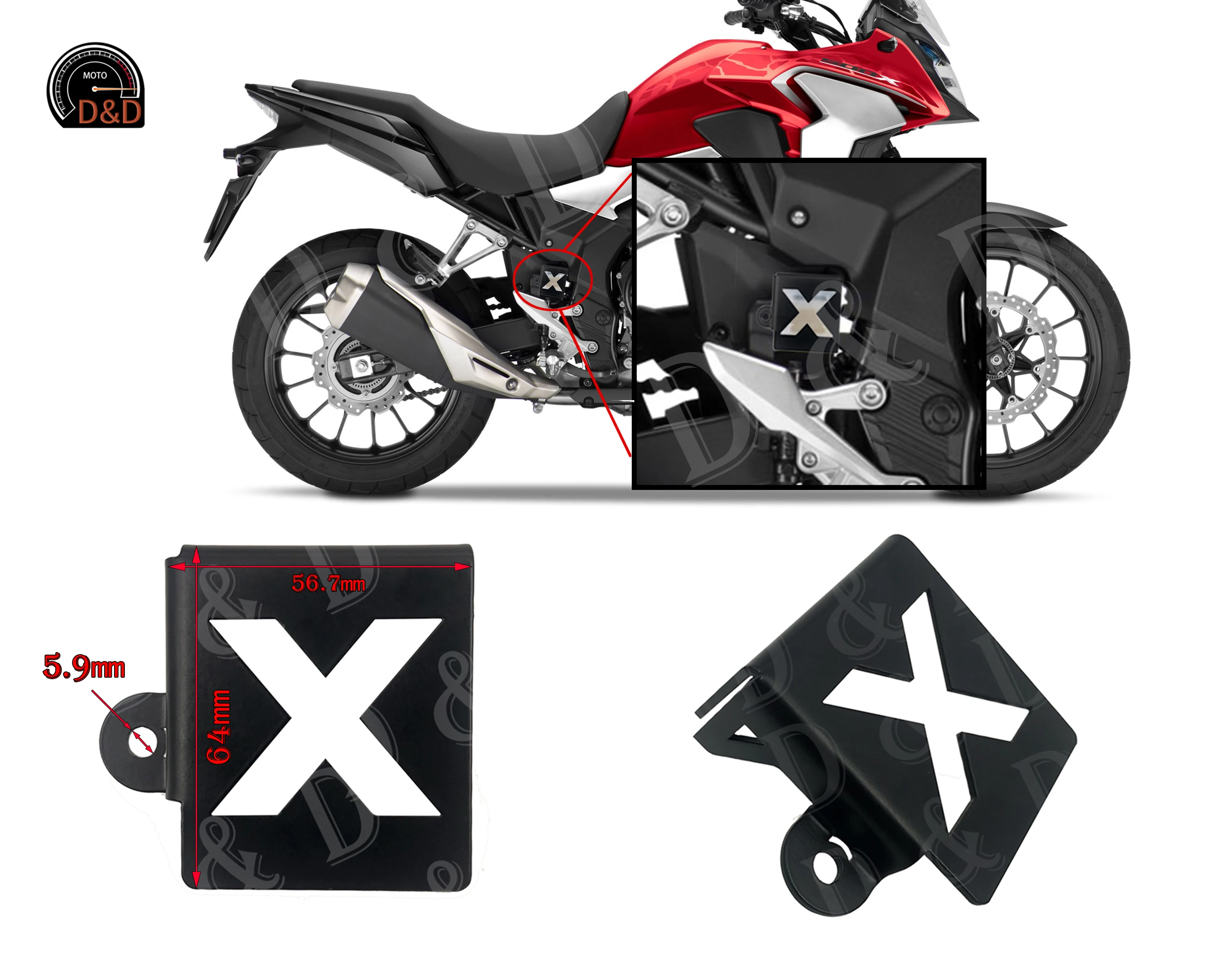 Для Honda CB500X CB500F CBR500R CB 500X 500F CBR 500R 2019 2020 мотоциклетный задний тормозной насос