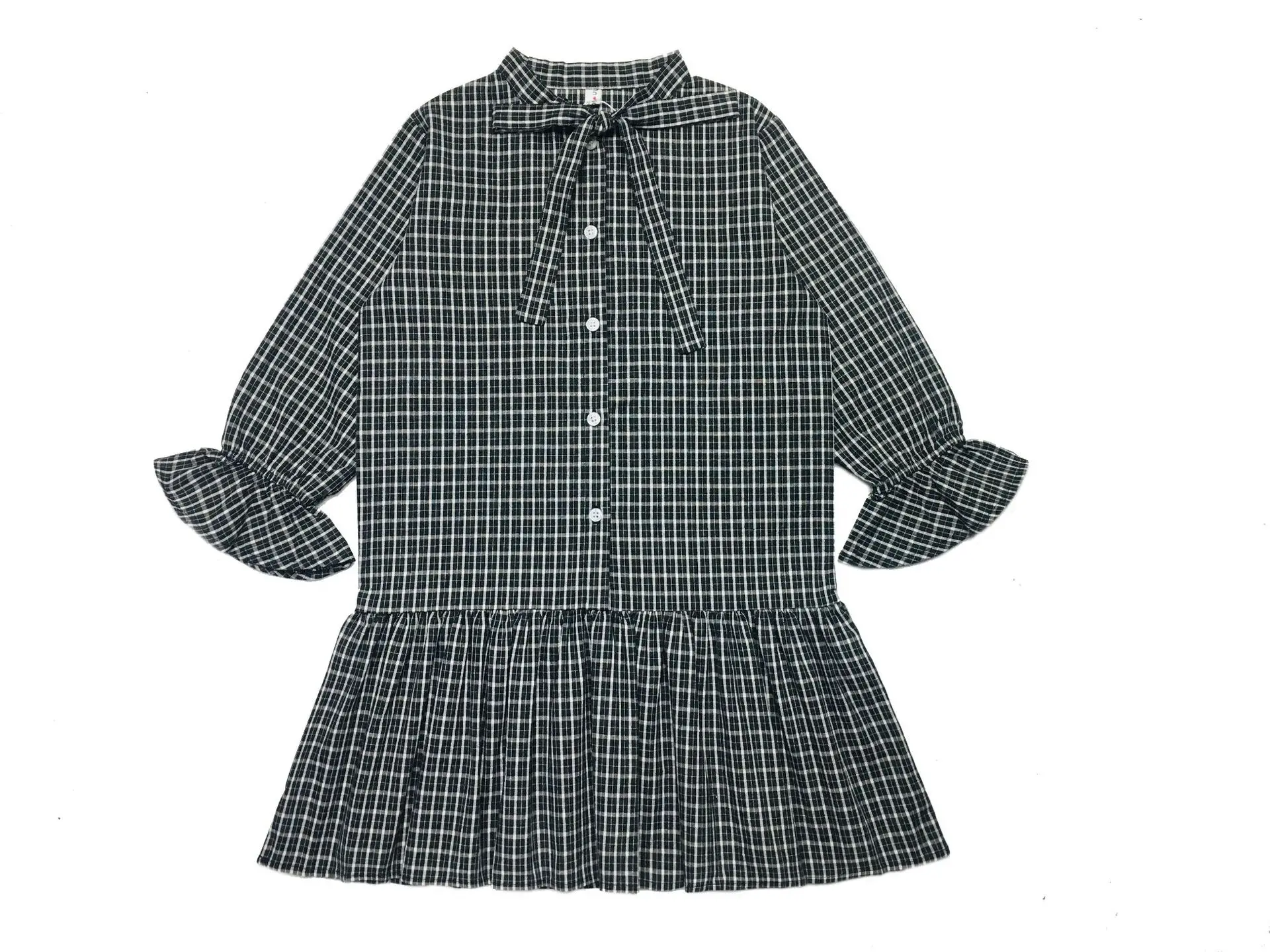 Girls Plaid Dresses and Knit Vest Two-piece Set Baby Girls Casual Clothing Set Kids New Autumn and Winter Clothing Set,#8116