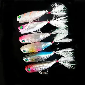 

Tsurinoya 6pcs New Peche 40mm 3g Mini Popper Topwater Fishing Wobblers Fishing Lure Floating Artificial Bait Iscas Popper