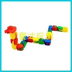 Tong cai поставляет детские развивающие игрушки пряжки блок строительные блоки (рисунок)
