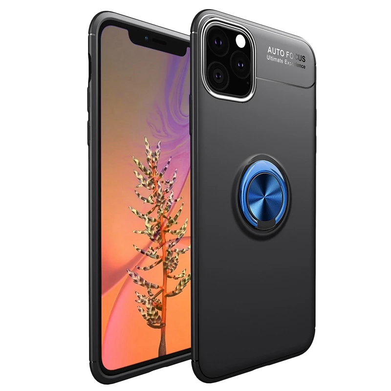 Для IPhone 11 Pro Max магнитный держатель телефона в автомобиль задняя крышка, кольцо держатель Чехол-6,5 Дюймов