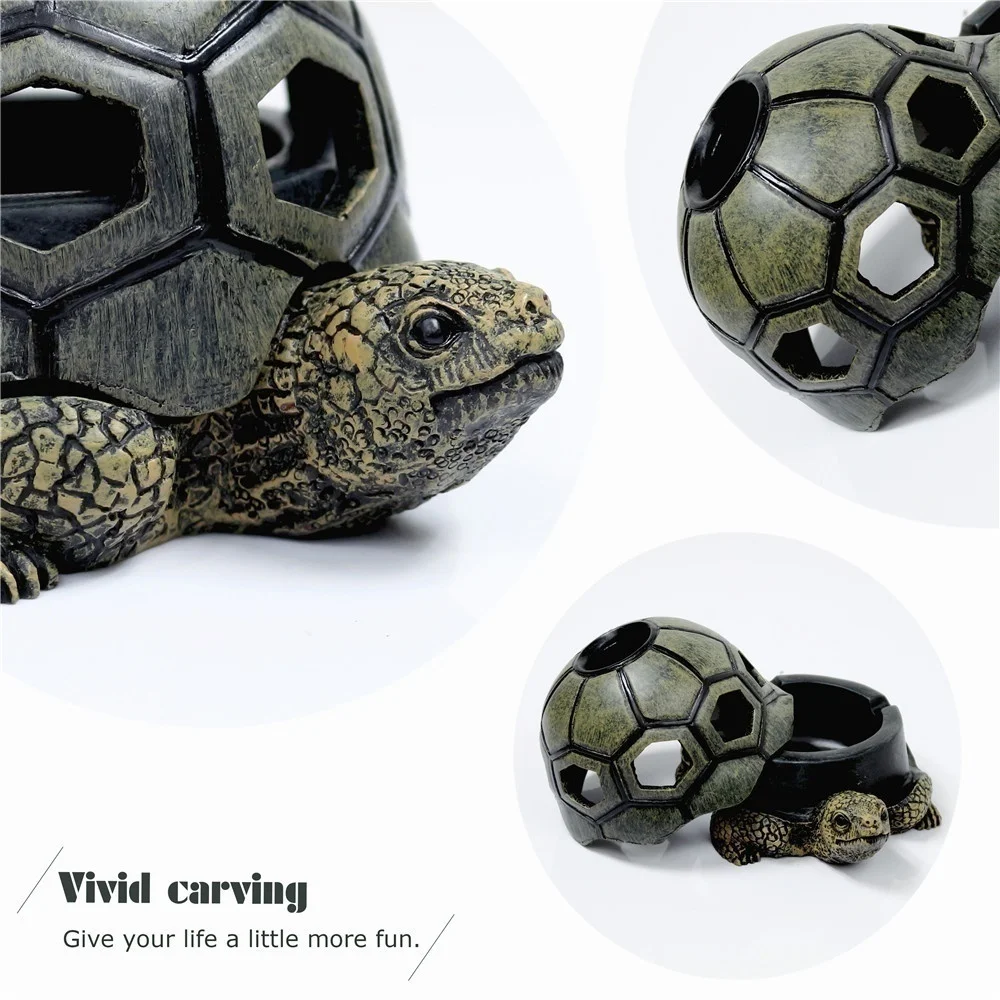1pcs Cartoon Tortoise Animal Ashtray Creative Turtle Snail Ashtray Crafts Decoration