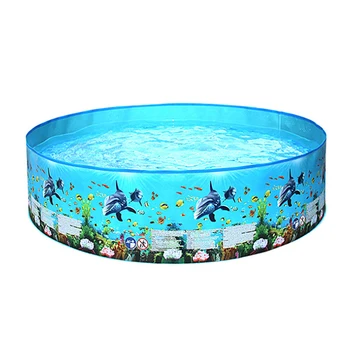 

PVC Home Outdoor Reusable Summer Playing Water Pool Animals Pattern Round Family Children Portable Party Swimming Bathing Tub