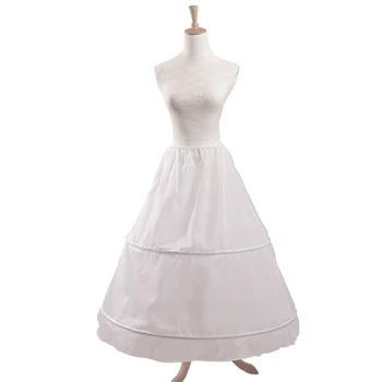 

Fashion 3 Hoops Elastic Waist Yarnless Pettiskirt Bridal Wedding Dress Skirt Lining Women Party Prom Costume Skirts Petticoat