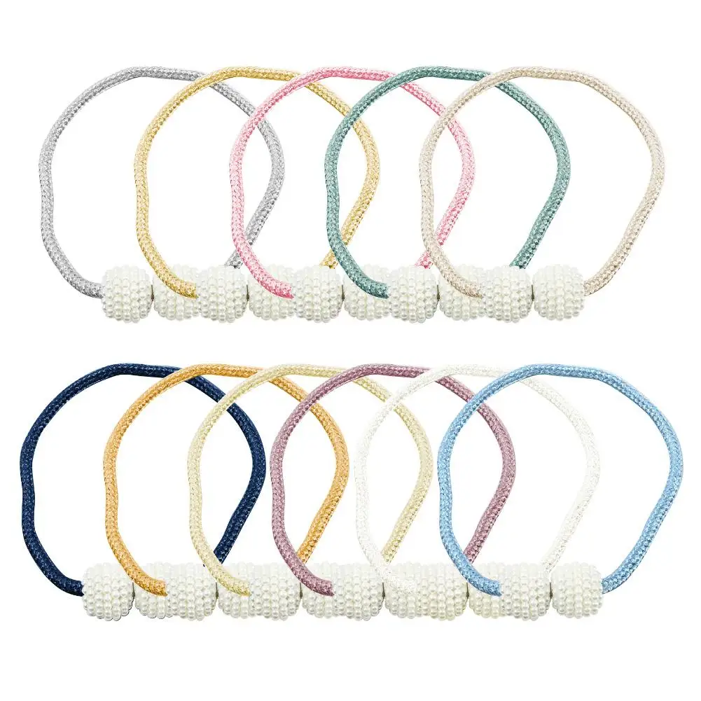 Магнитная застежка для штор веревочная Пряжка занавесок держатель из