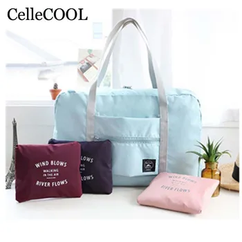 

Waterproof Travel Bag Unisex Foldable Duffle Bag Organizers Large Capacity Packing Cubes Portable Luggage Bag Travel Accessories