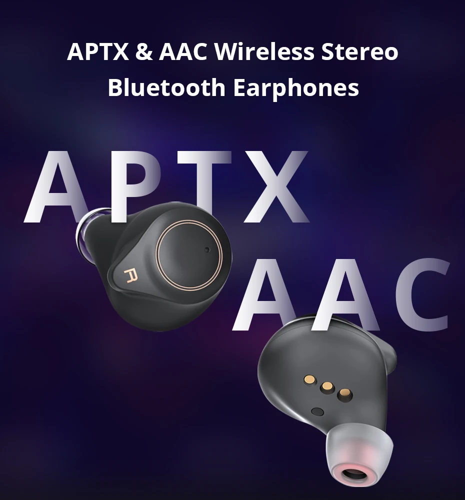 Makibes Support AptX ACC TWS True Wireless Bluetooth 5.0 Earphone CVC8 Noise-Cancellation With Super Bass HD Mic headset earbuds_01
